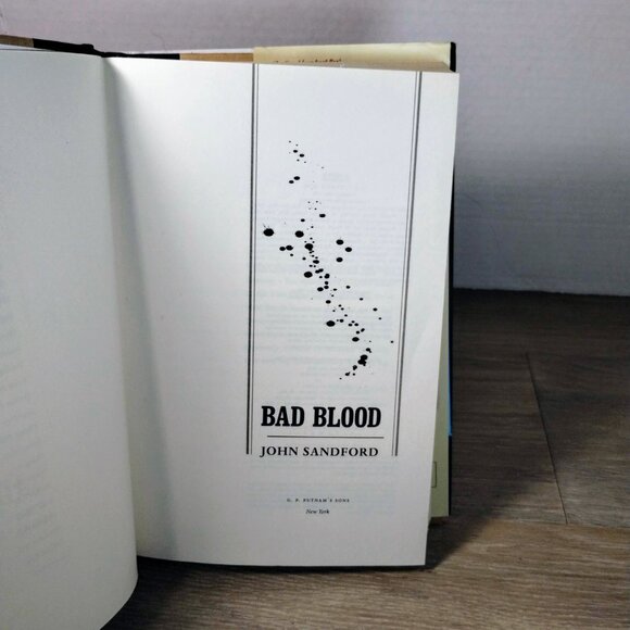 1st Print John Sandford Bad Blood (Virgil Flowers #4) 1st Ed Hardcover Book 2010 - Picture 4 of 5